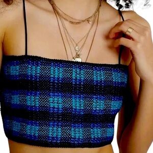 🎉 Host Pick 🎉 Urban Outfitters Dreamweaver Woven Stripe Cropped Tube Top